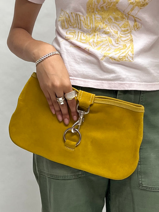 Miu Miu suede pouch