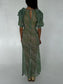 1930s antique silk dress
