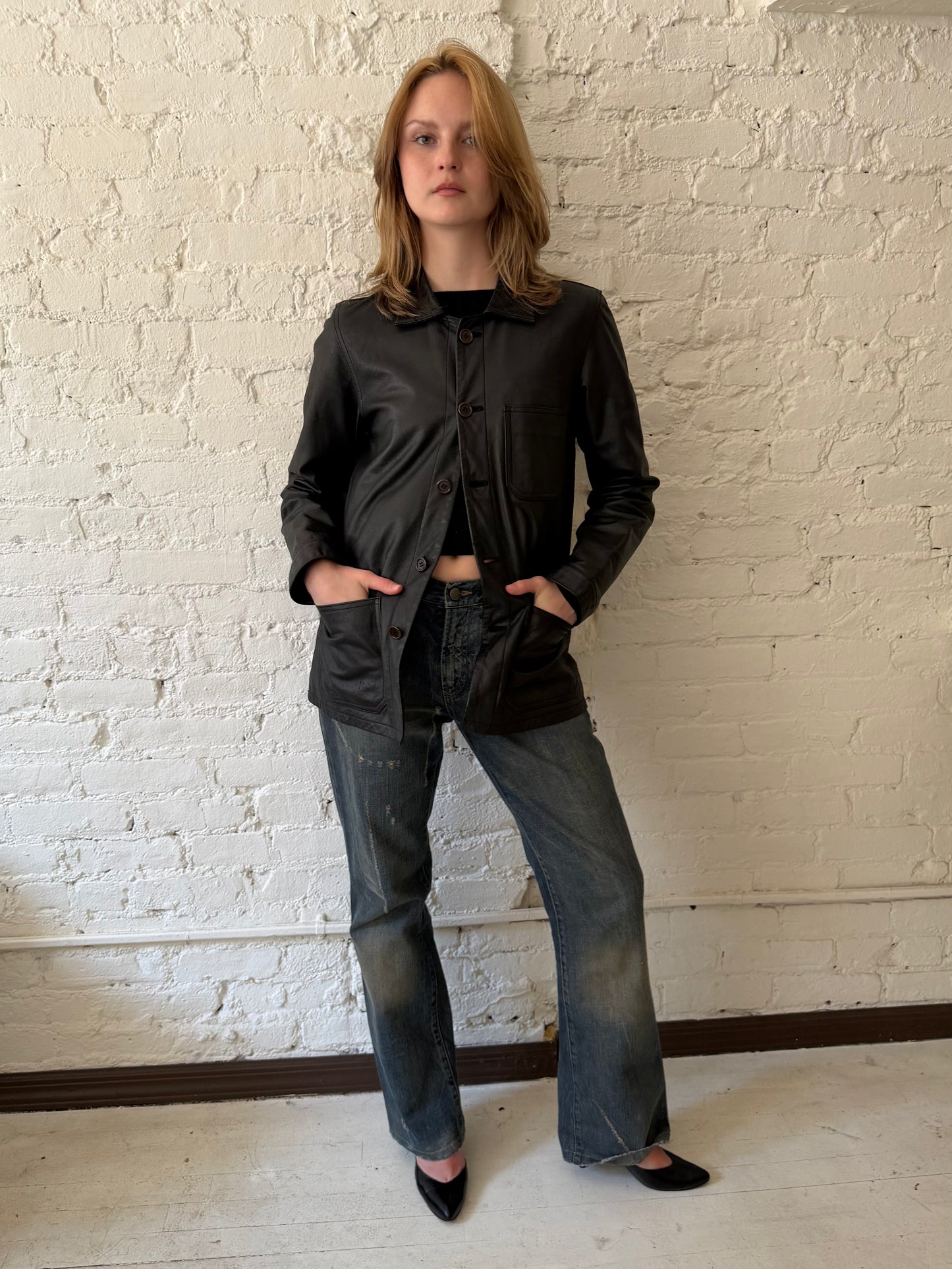 Zucca FW 1997 leather jacket