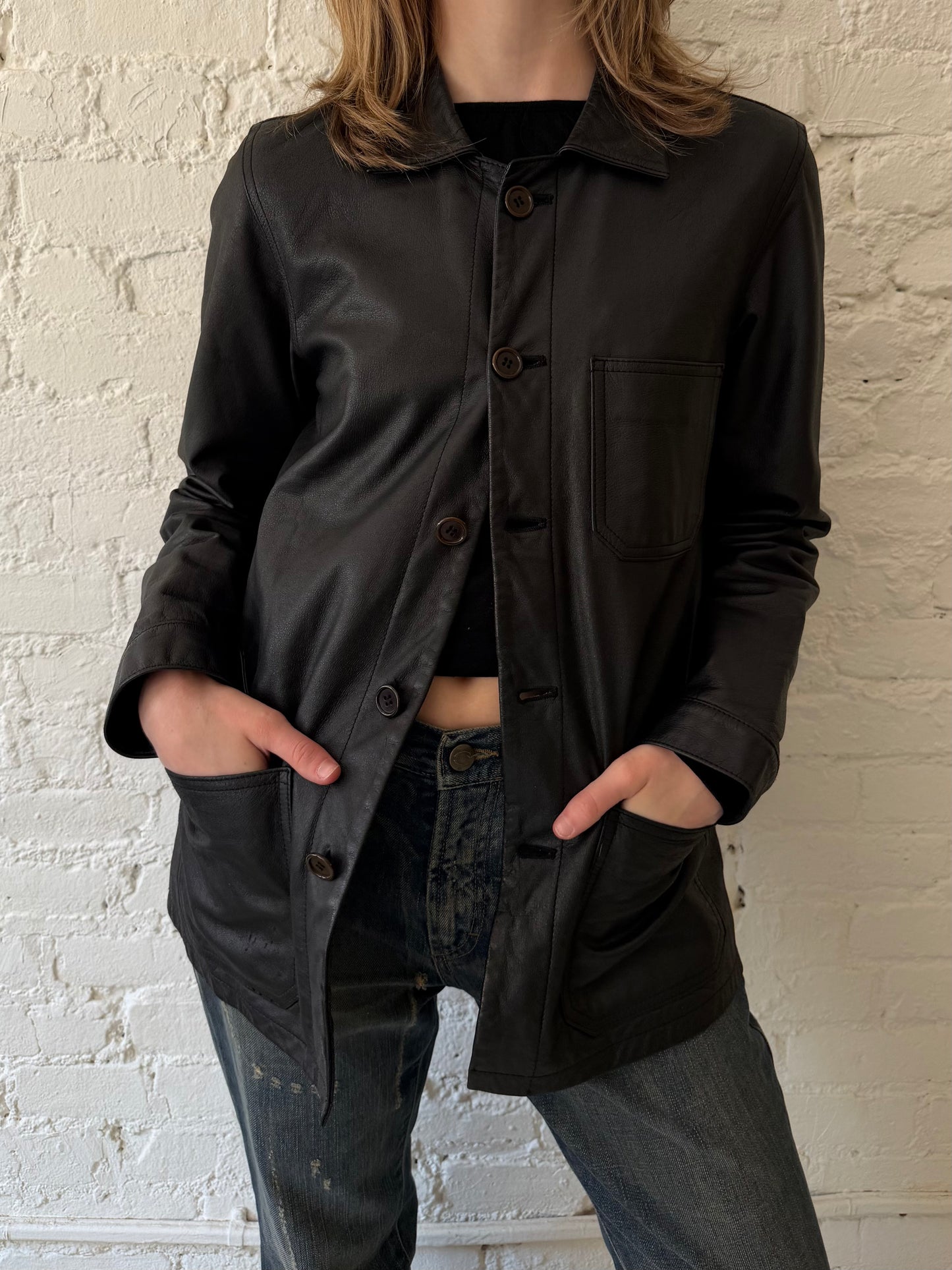 Zucca FW 1997 leather jacket