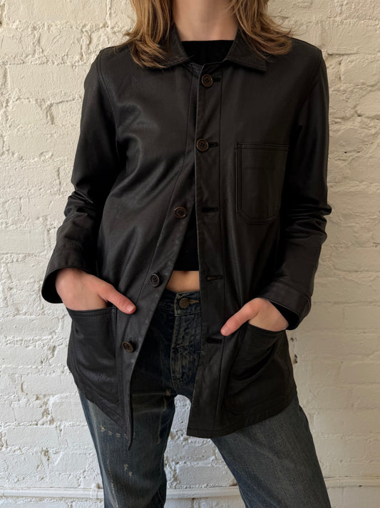 Zucca FW 1997 leather jacket