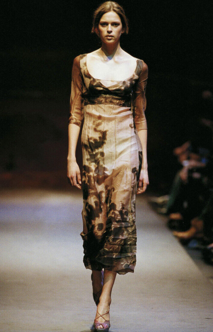 Prada FW 2004 silk top