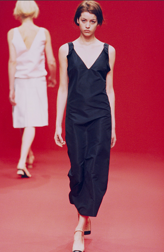 Miu Miu FW 1998 silk & acetate dress