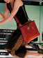 Miu Miu Fall / Winter 1999 patent sling bag