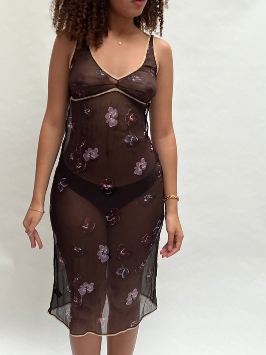 Prada F/W 2000 silk dress