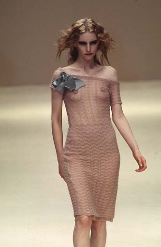 Anna Molinari FW 1997 mohair dress