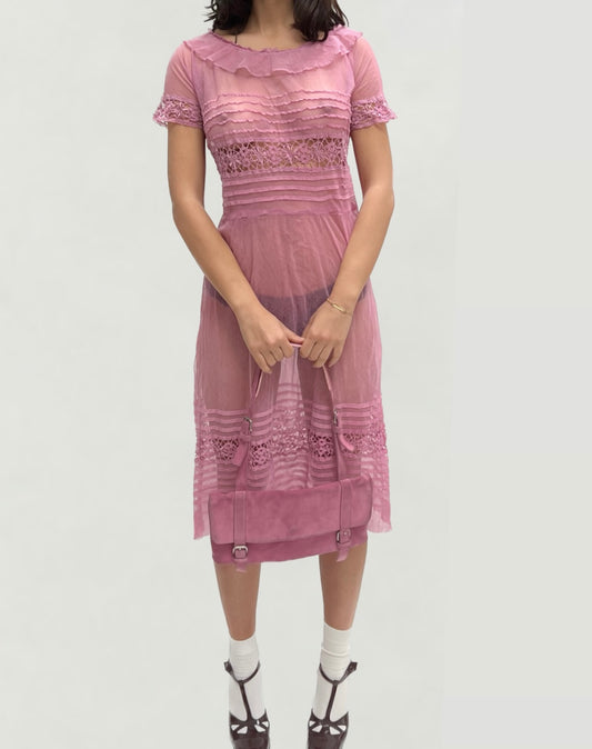 Vintage slip dyed dress