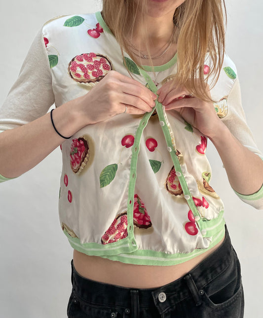 Blumarine top and cardigan set