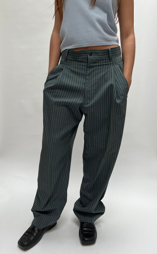 jean paul gaultier pinstripe trouser
