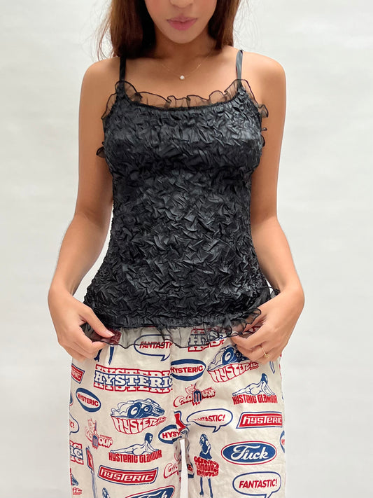 popcorn frilly tank