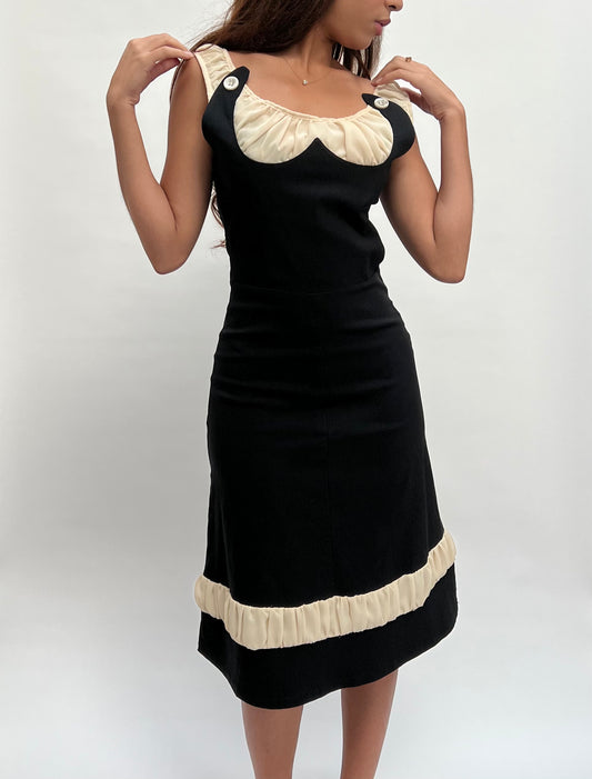 Vintage french maid dress