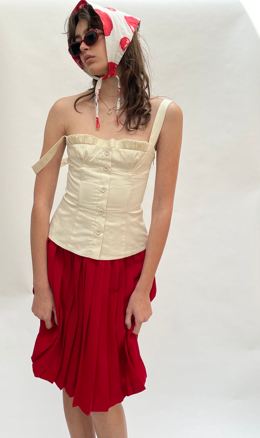 liz claiborne pleated skirt