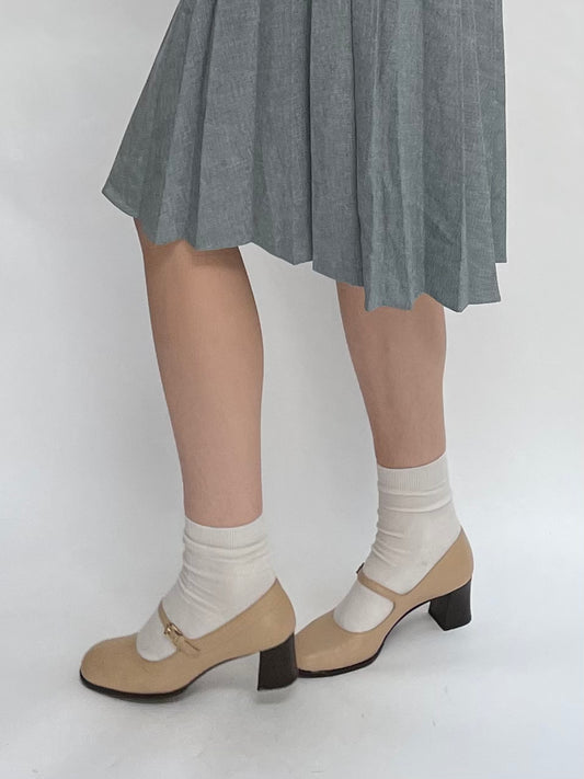 prada ivory mary janes