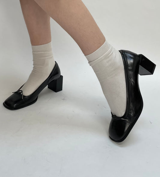 calvin klein ballet block heels