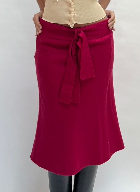 Miu Miu Spring 2000 RTW wool skirt