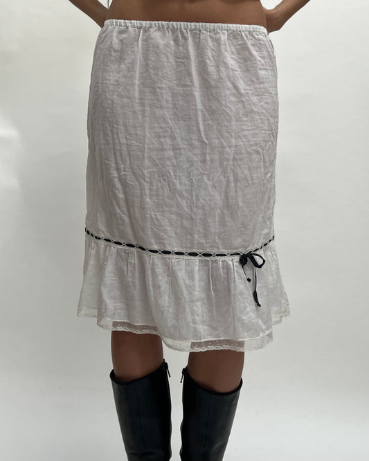 Prada bow skirt