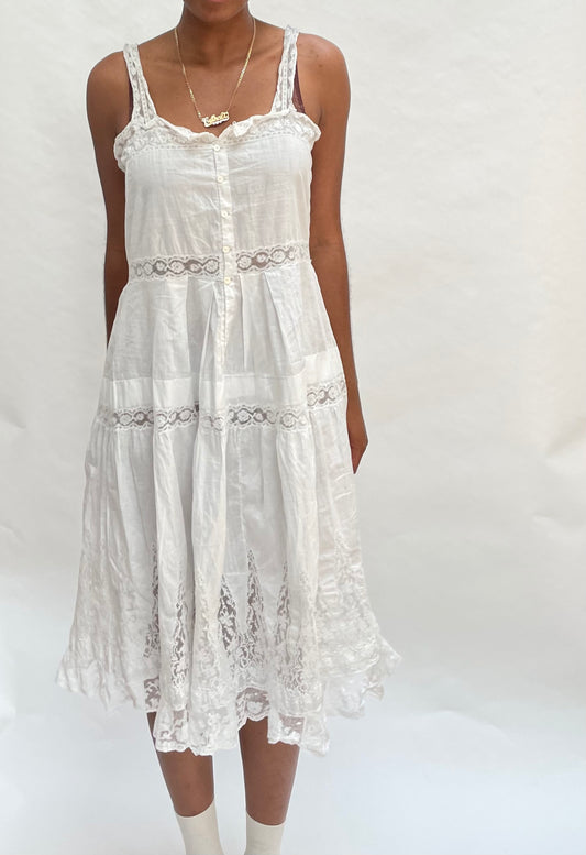 Antique lace dress