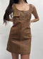 Miu Miu Fall 2001 leather dress