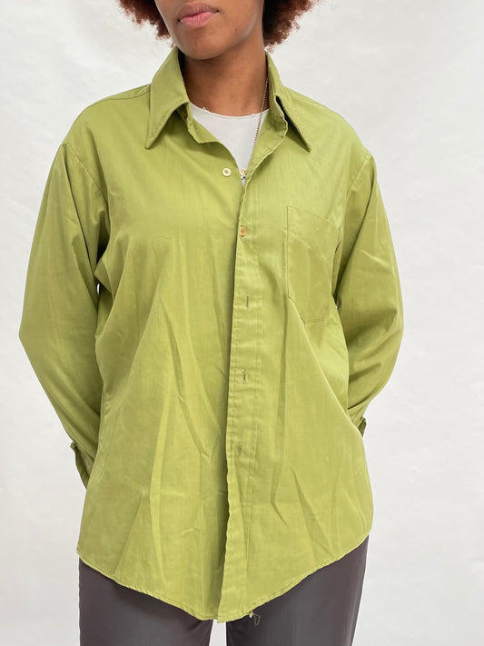 green button down