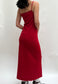90s red dress