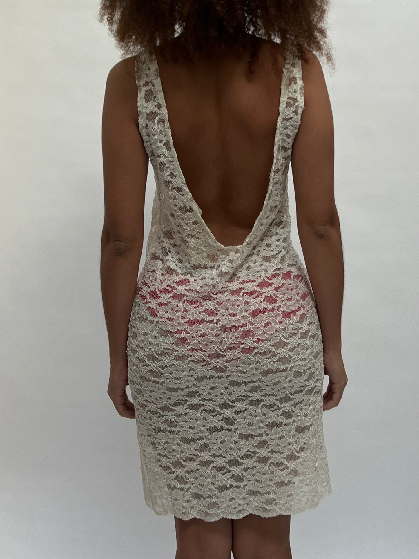 victoria secret lace dress open back strapless open back dress Vintage Victoria's Secret Pink Satin slip dress size: XS Angelic Splash