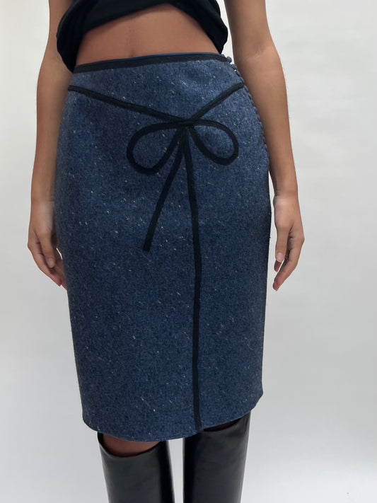 John Galliano 2001 wool skirt